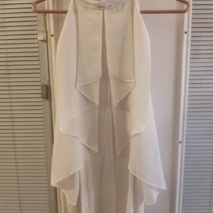 Off White Monroe & Main sleeveless top Sz L